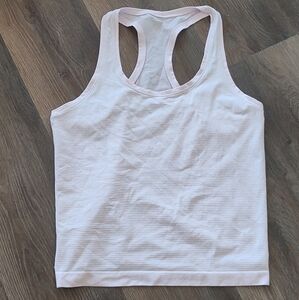 Pink racerback athletic top